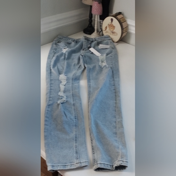 William Rast Light Wash Distressed Sculpted High Rise Skinny Jeans NWT - Picture 5 of 14